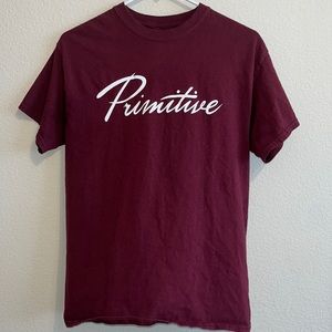 MAROON PRIMITIVE T-SHIRT
